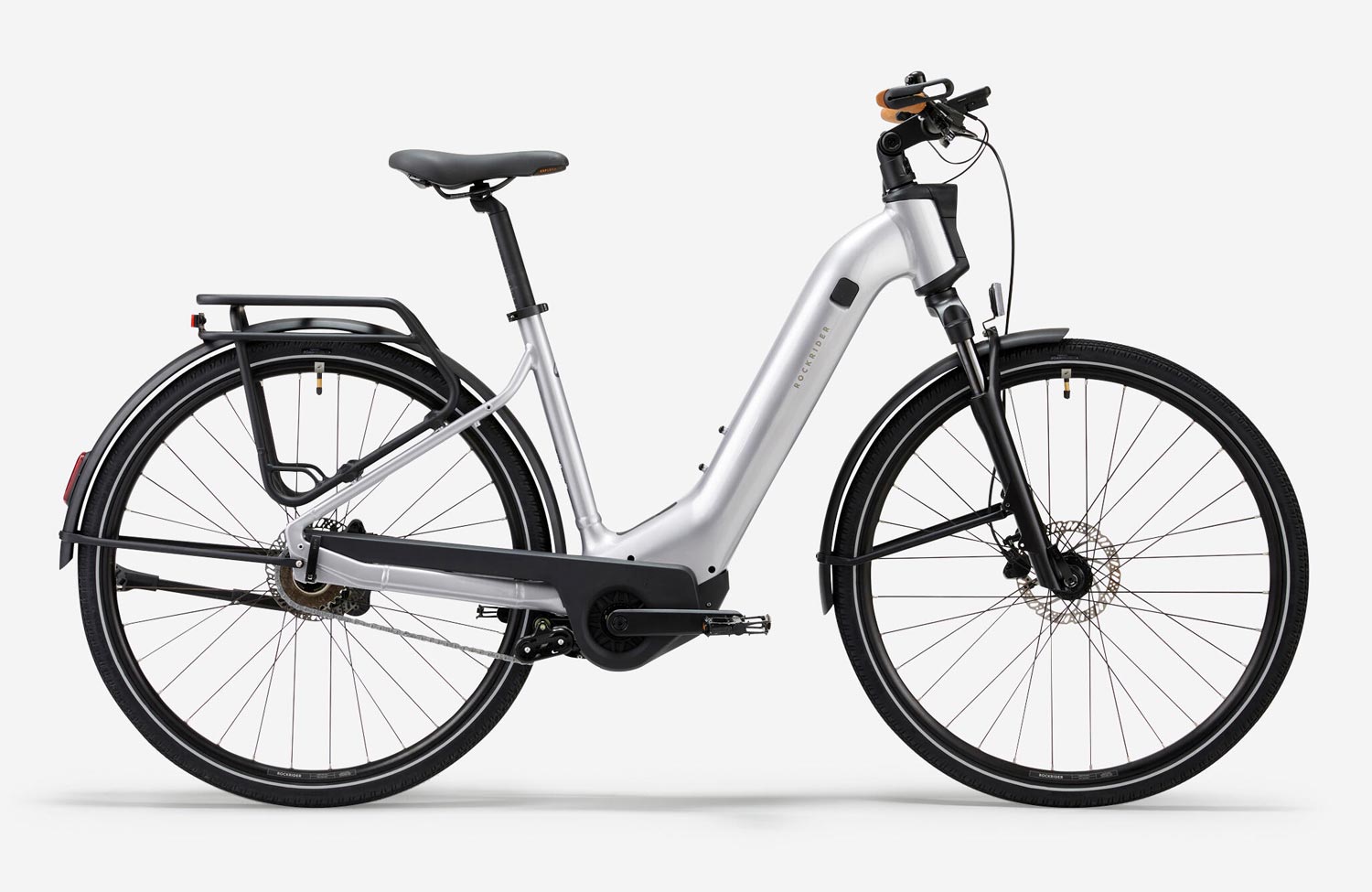 decathlon rockrider e actv 900 lf automatic e bike grey