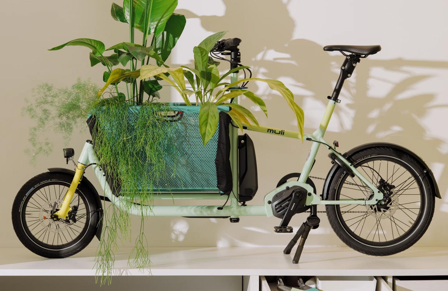 muli cycles cargo bike special edition 1 besau marguerre mint yellow muli cycles cargo bike special edition 1 besau marguerre mint yellow