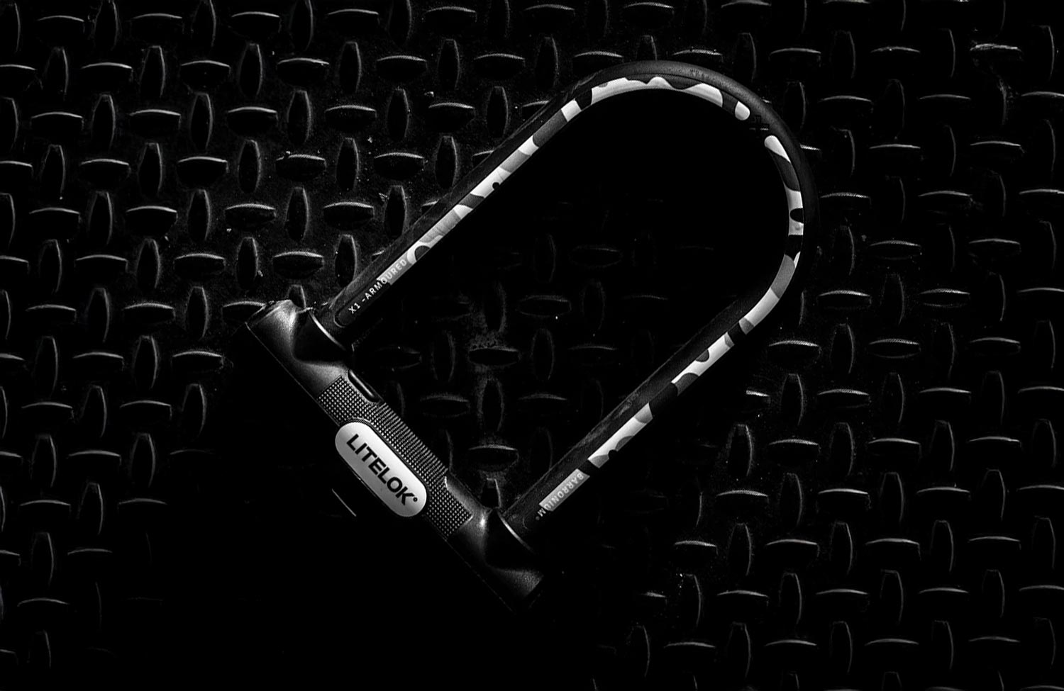 litelok x1 camo design angle grinder resistant bike lock