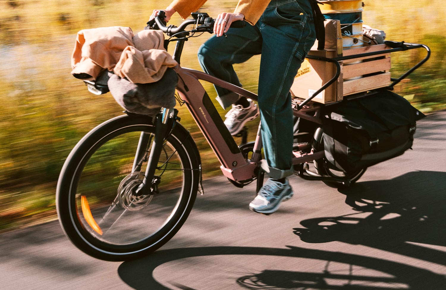 decathlon lastenrad btwin e three 500 cargobike mood 5