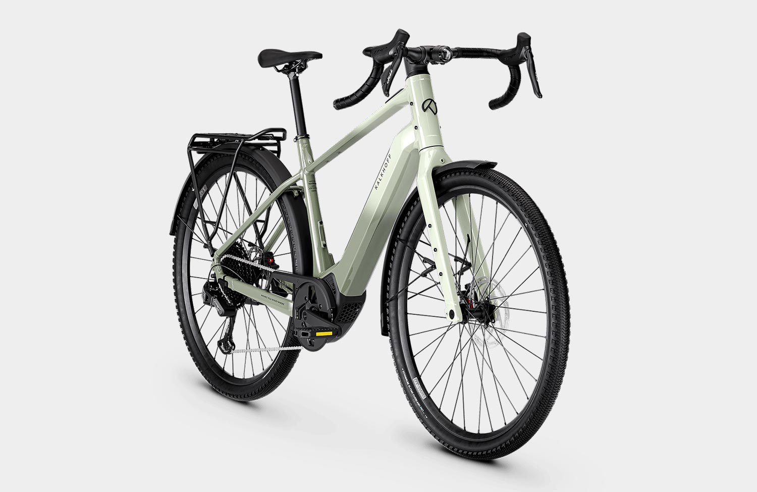 kalkhoff endeavour l touring e bike aqua grey front